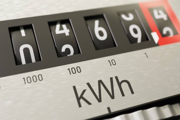 meter showing kWh