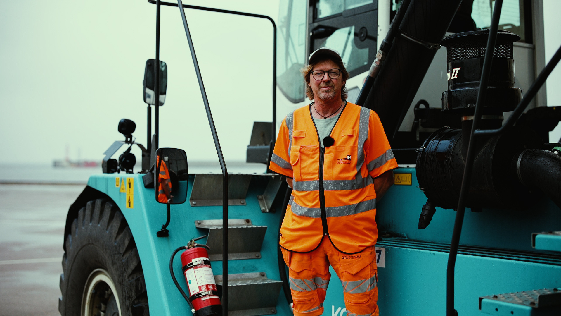 Konecranes reach stacker driver