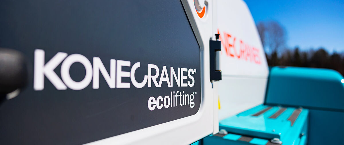 Konecranes Ecolifting logo on truck