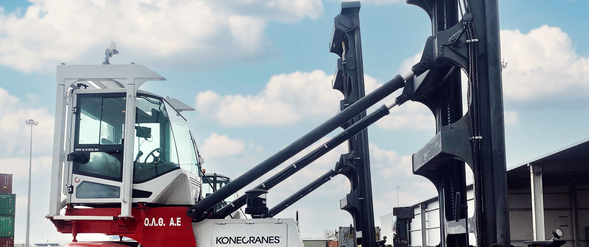 Overhead driver protection guard from Konecranes